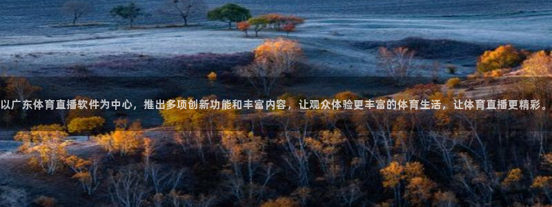以广东体育直播软件为中心，推出多项创新功能和丰富内容，让观众体验更丰富的体育生活，让体育直播更精彩。